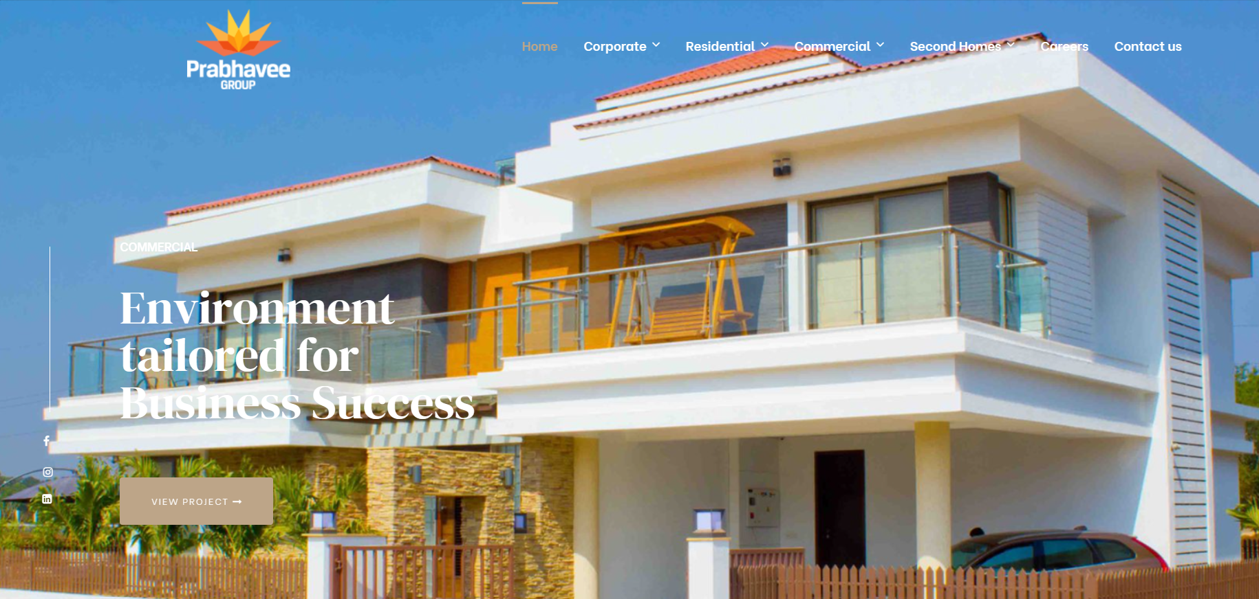 Real Estate Website – Prabhavee Group
